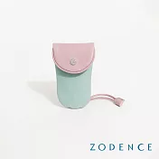 ZODENCE NUDE進口真皮鑰匙包  湖綠