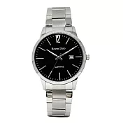 Roven Dino羅梵迪諾 城市旅人時尚腕錶-銀X黑