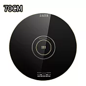 【現貨+菲仕德+認證】110V飯菜保溫板 保溫墊 暖菜板 熱菜板 加熱盤 保溫菜罩 加熱菜板 圓形 保溫菜板保溫墊 黑色圓形70CM（燉湯款）