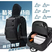 15.6吋 極致有型 流線型後背包 立體大空間 獨立電腦層 蜂巢透氣舒適背負
