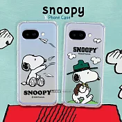 史努比/SNOOPY 正版授權 Google Pixel 9a 漸層彩繪空壓手機殼 郊遊
