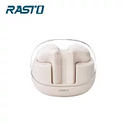 RASTO RS58 氣泡艙真無線藍芽5.3耳機 奶茶