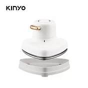 【KINYO】迷你蒸氣熨斗 HMH-8420(灰/白) 白色