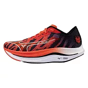 Mizuno Wave Rebellion Flash 2 [J1GC241701]男女 慢跑鞋 彈力 支撐 緩震 紅黑