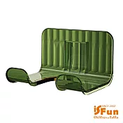 【iSFun】輕奢透視＊簡約吹風機壁貼置物架/ 綠色