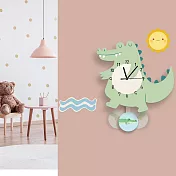 JB-Design-北歐風卡通DIY掛鐘-動物款 鱷魚