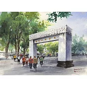 【玲廊滿藝】(阿力)余思瑩-成大窮理致知門27x39cm