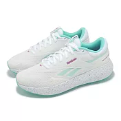 Reebok 健走鞋 DMX Comfort + 2.0 男鞋 女鞋 白 湖水綠 針織 緩衝 走路鞋 休閒鞋 100210081