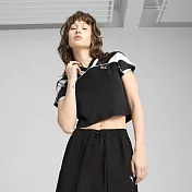PUMA 流行系列Future Archive短版 女短袖Polo衫-62978301 L 黑色