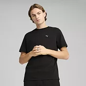 PUMA 基本系列ESS Elevated 男短袖T恤-68472601 L 黑色