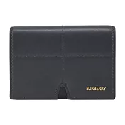 BURBERRY Snip 牛皮翻蓋卡片夾 黑色