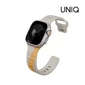 UNIQ Apple Watch 49/46/45/44mm Stride DE 氟橡膠防水矽膠錶帶 米黃紋