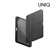 UNIQ iPad A16 11吋/第10代共用 Moven 磁吸帶筆槽透明平板保護套 灰色