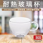 【GlassKing】一屋窯 FH-336 耐熱玻璃杯 防爆玻璃杯 咖啡杯 水杯 茶杯 酒杯 咖啡器具