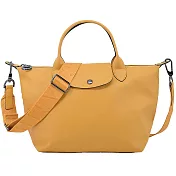 LONGCHAMP LE PLIAGE XTRA系列牛皮手提/斜背兩用水餃包(小) 蜜糖