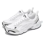 Fila 休閒鞋 Taurus V3 Lite 男鞋 女鞋 白 灰 拼接 緩衝 低筒 復古 情侶鞋 斐樂 4J036Z102 23.5cm WHITE/BLACK/GREY