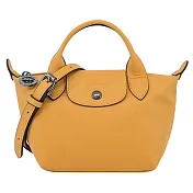 LONGCHAMP LE PLIAGE XTRA系列牛皮手提/斜背兩用水餃包(迷你) 蜜糖