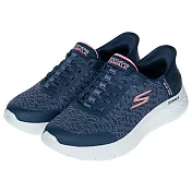 SKECHERS GO WALK FLEX 寬楦款 女 健走鞋-124842WNVPK US6 藍色