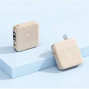 【NISDA】智慧無線充行動電源 10000mAh (BS-WL720) 有標示WH 奶茶