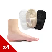 糊塗鞋匠 優質鞋材 E08 GEL後跟墊 4雙 B01膚色小