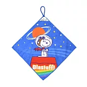 SNOOPY超細纖維印花擦拭巾-3條組- 太空人