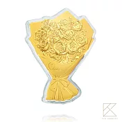 【TLH】黃金玫瑰花束 金箔( 情人節 生日 送禮)