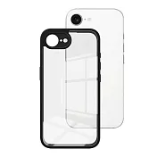 Imak Apple 蘋果 iPhone 16e 雙料防摔保護套 保護殼 防摔殼 雙料殼 -透明+黑