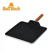 韓國 Bell Rock 複合金不鏽鋼節能不沾方形烤盤27cm (附收納袋)