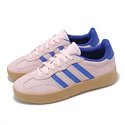 adidas 休閒鞋 Barreda 女鞋 粉紅 藍 麂皮 膠底 復古 微厚底 愛迪達 JP7107 23cm PINK/BLUE
