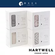 【hartwell】CUOL 今治柔彈伸縮美肌枕套 (多色任選- 幾何米灰) | 鈴木太太公司貨