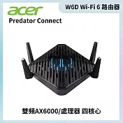 Acer 宏碁 Predator Connect W6D Wi-Fi 6 路由器