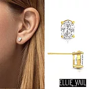 ELLIE VAIL 邁阿密防水珠寶 4爪鑲嵌蛋形切割橢圓鑽耳環 Mylah Oval
