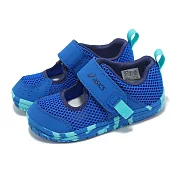 Asics 涼鞋 Meshoes Baby 小童 藍 魔鬼氈 護趾 嬰兒鞋 學步鞋 亞瑟士 1144A364401