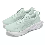 Asics 慢跑鞋 Novablast 5 男鞋 綠 灰 輕量 彈力 厚底 路跑 運動鞋 亞瑟士 1011B974300
