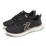 Skechers 休閒鞋 Flex Appeal 5.0 女鞋 黑 金 緩衝 輕量 微厚底 健走鞋 150215BKRG