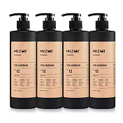【MIZMI】控油蓬鬆洗髮精480ml*4入