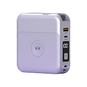Nisda BS-WL720 AI 智慧自帶線萬用充行動電源(10000mAh) 多合一行動電源 -紫色