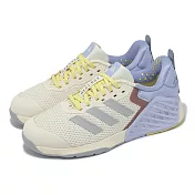 adidas 訓練鞋 Dropset 3 Trainer W 女鞋 米白 紫 健身 緩震 運動鞋 愛迪達 JI3903