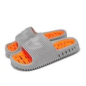 adidas 拖鞋 Adilette 25 男鞋 女鞋 灰 橘 運動拖鞋 鏤空 舒適 快乾 愛迪達 JH5518