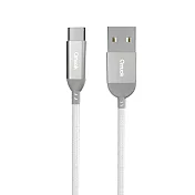 【amuok】卓效 USB to Type-C 快速充電線 120cm 白色