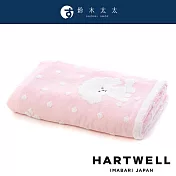 【hartwell】COCO醬今治純棉點點紗布浴巾 (多色任選- 粉COCO) | 鈴木太太公司貨