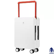 【USSARO】24吋時尚奢華系列框箱/行李箱/旅行箱/託運箱(雪地白) 24吋 雪地白