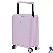 【USSARO】20吋前開式晶彩系列框箱/行李箱/旅行箱/登機箱(香芋紫) 20吋 香芋紫