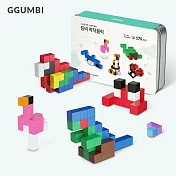 【親子良品】韓國GGumbi 磁吸方塊像素積木 - 176顆