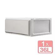 《真心良品x樹德》面寬55 cm伊納單抽收納櫃36L-1入