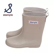 日本製【stample】兒童輕雨鞋No.75005-灰色(24) 13 灰色