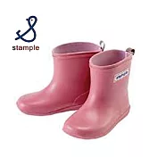 日本製【stample】兒童輕雨鞋No.75005-馬卡龍粉(28) 13 馬卡龍粉