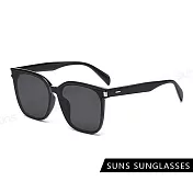 【SUNS】抗UV太陽眼鏡 韓版大框墨鏡 經典潮流墨鏡 潮流情侶款太陽眼鏡 S523 經典黑