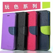 iPhone 16e (6.1吋) 玩色系列 磁扣側掀(立架式)皮套 桃色