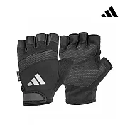 Adidas 防滑短指手套(格調灰)-S~L S 格調灰